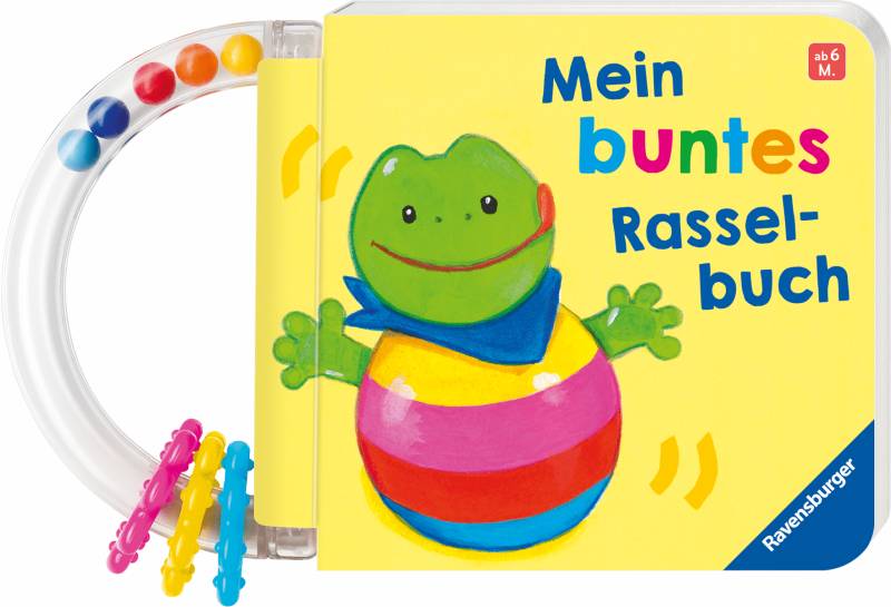 Ravensburger - Mein buntes Rasselbuch – Greifen, Rasseln, Farben entdecken