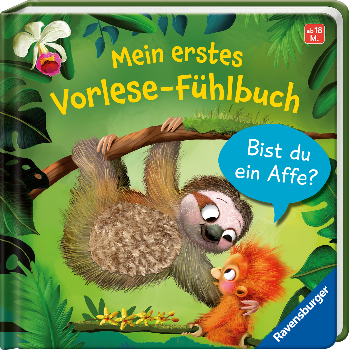 Ravensburger - Mein erstes Vorlese-Fühlbuch: Bist du ein Affe? Babybücher u Ravensburger - Mein erstes Vorlese-Fühlbuch: Bist du ein Affe? Babybücher u