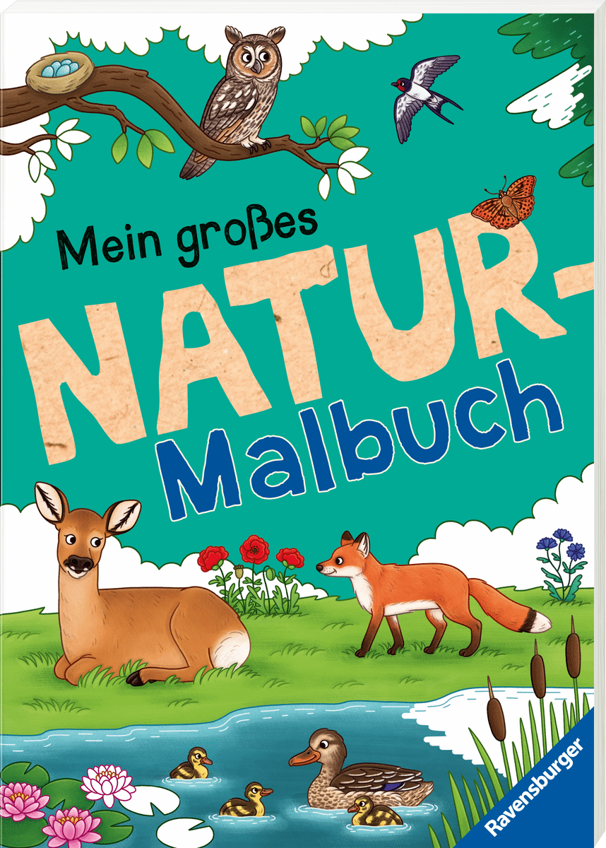 Ravensburger - Mein großes Natur-Malbuch