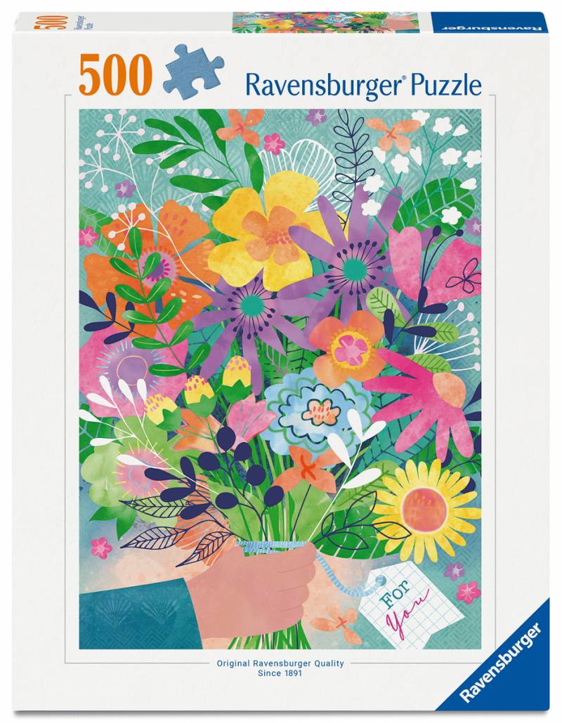 Ravensburger - Puzzle Blumen für Dich 500 Teile