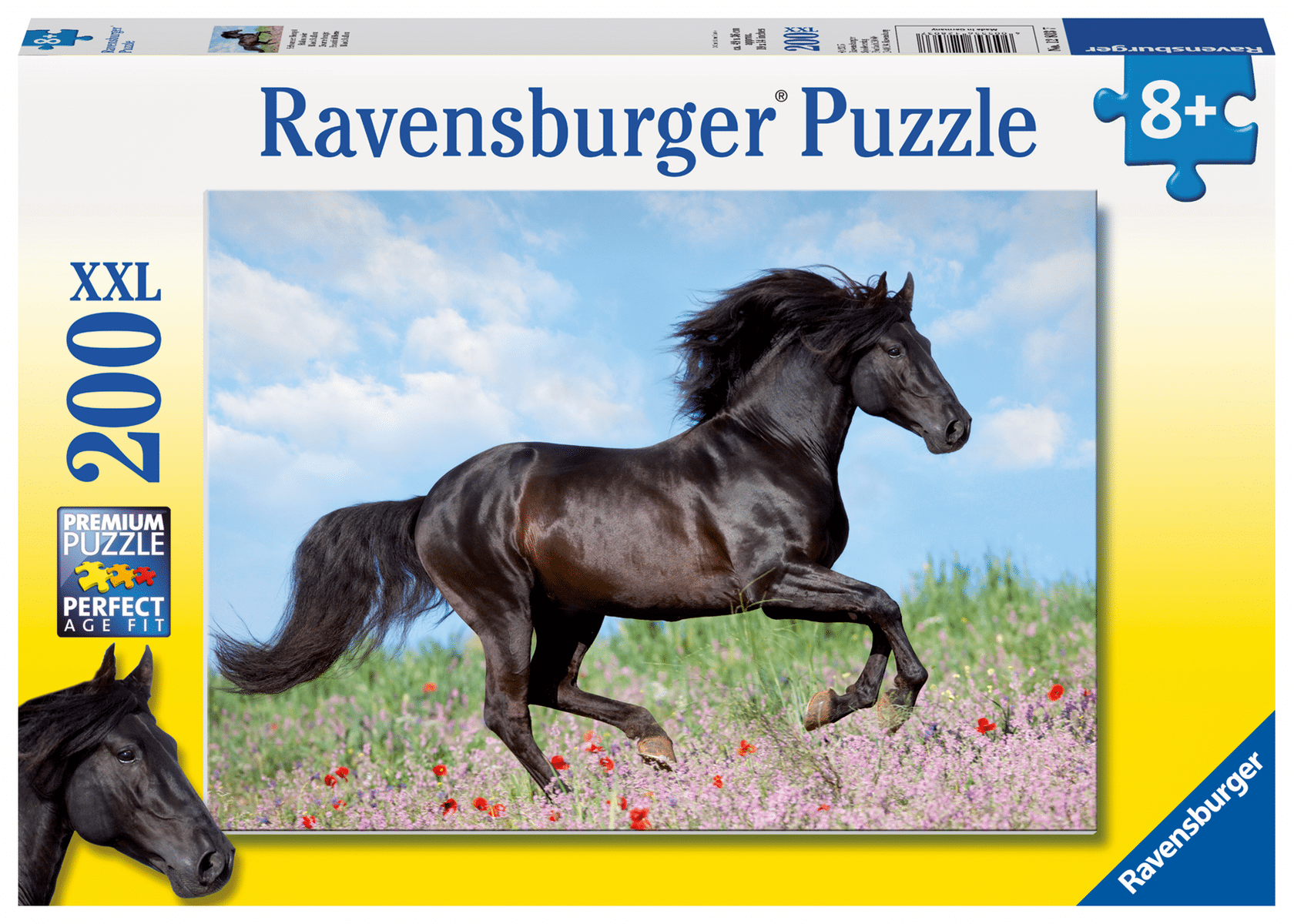 Ravensburger - Puzzle 100 Teile Schwarzer Hengst