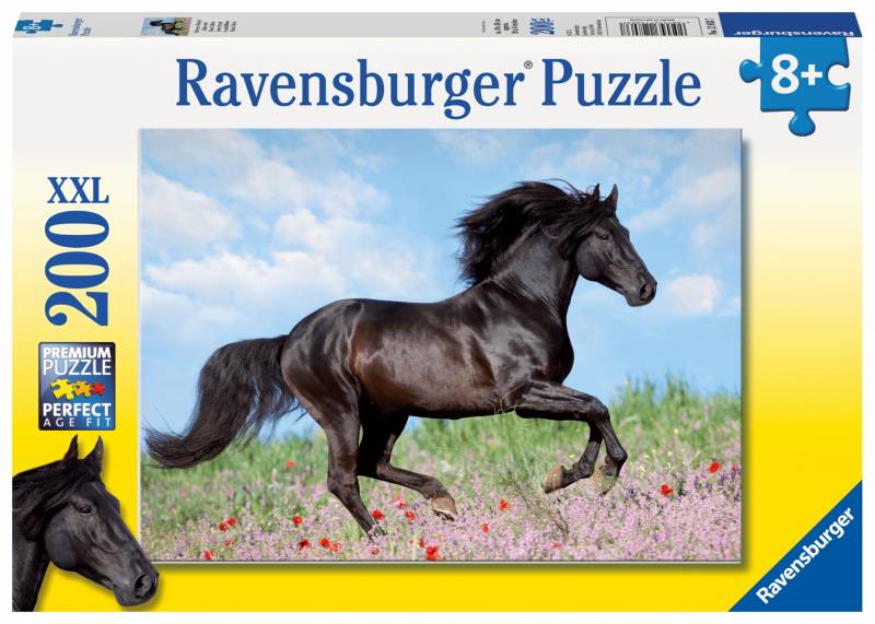 Ravensburger - Puzzle 100 Teile Schwarzer Hengst