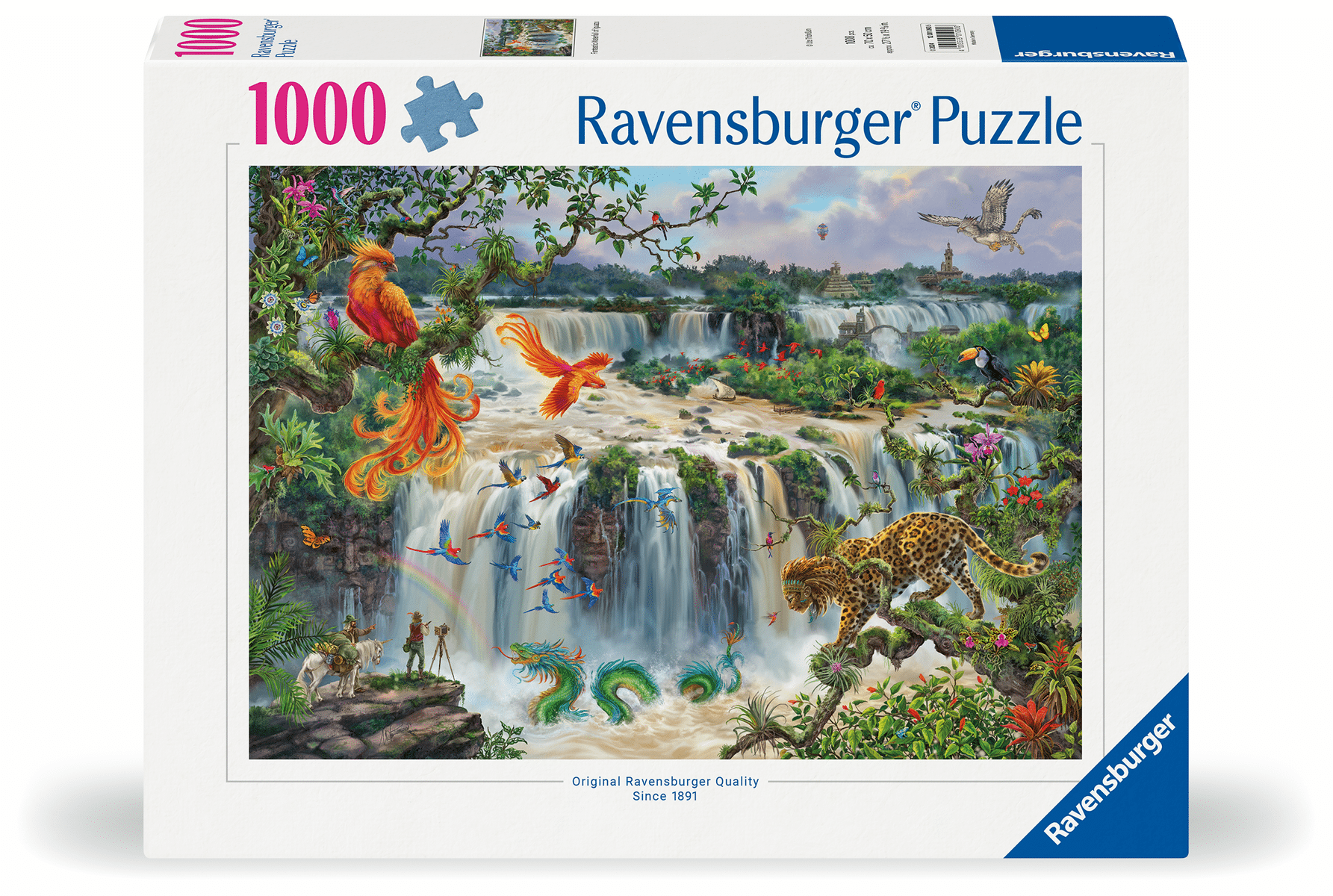 Ravensburger - Puzzle 1000 Teile - Fantastischer Wasserfall von Iguazú