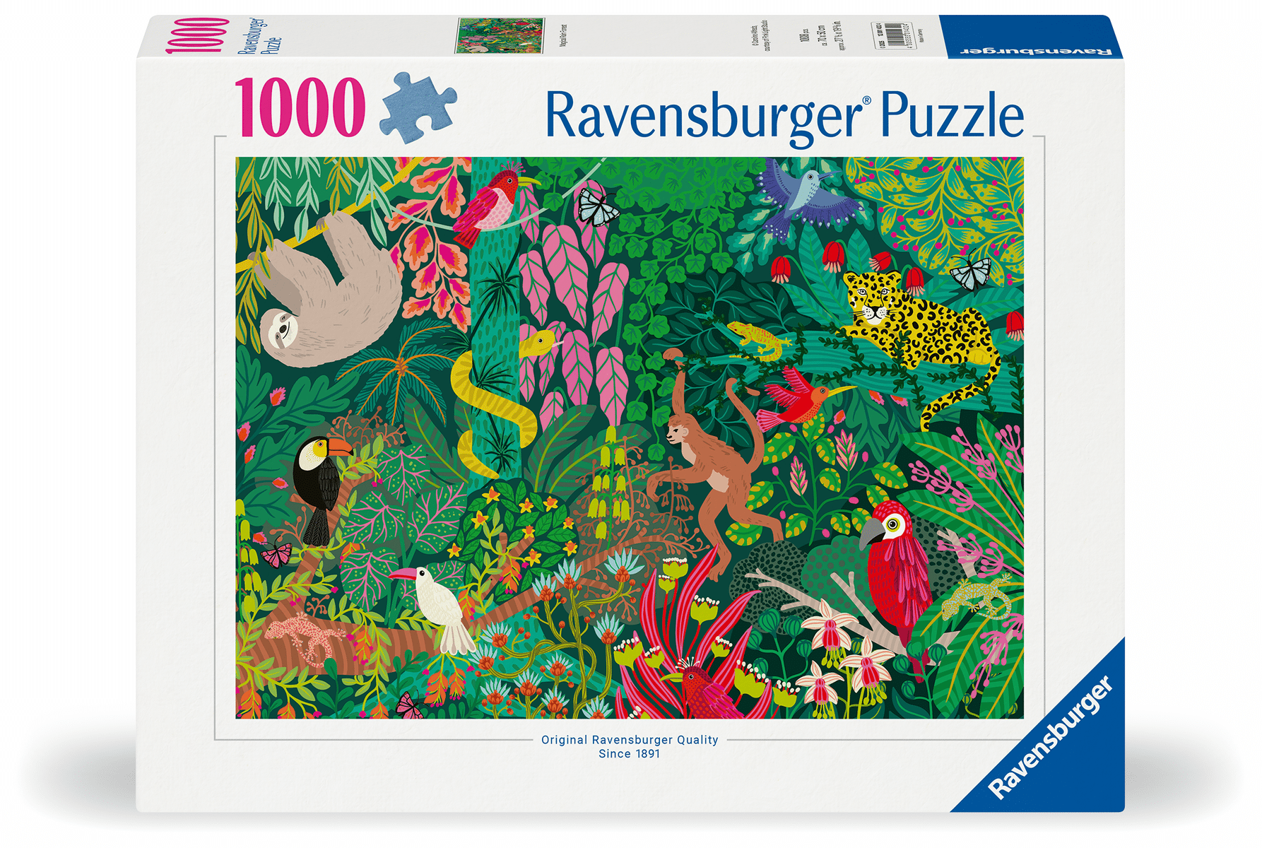 Ravensburger - Puzzle 1000 Teile - Magischer Regenwald
