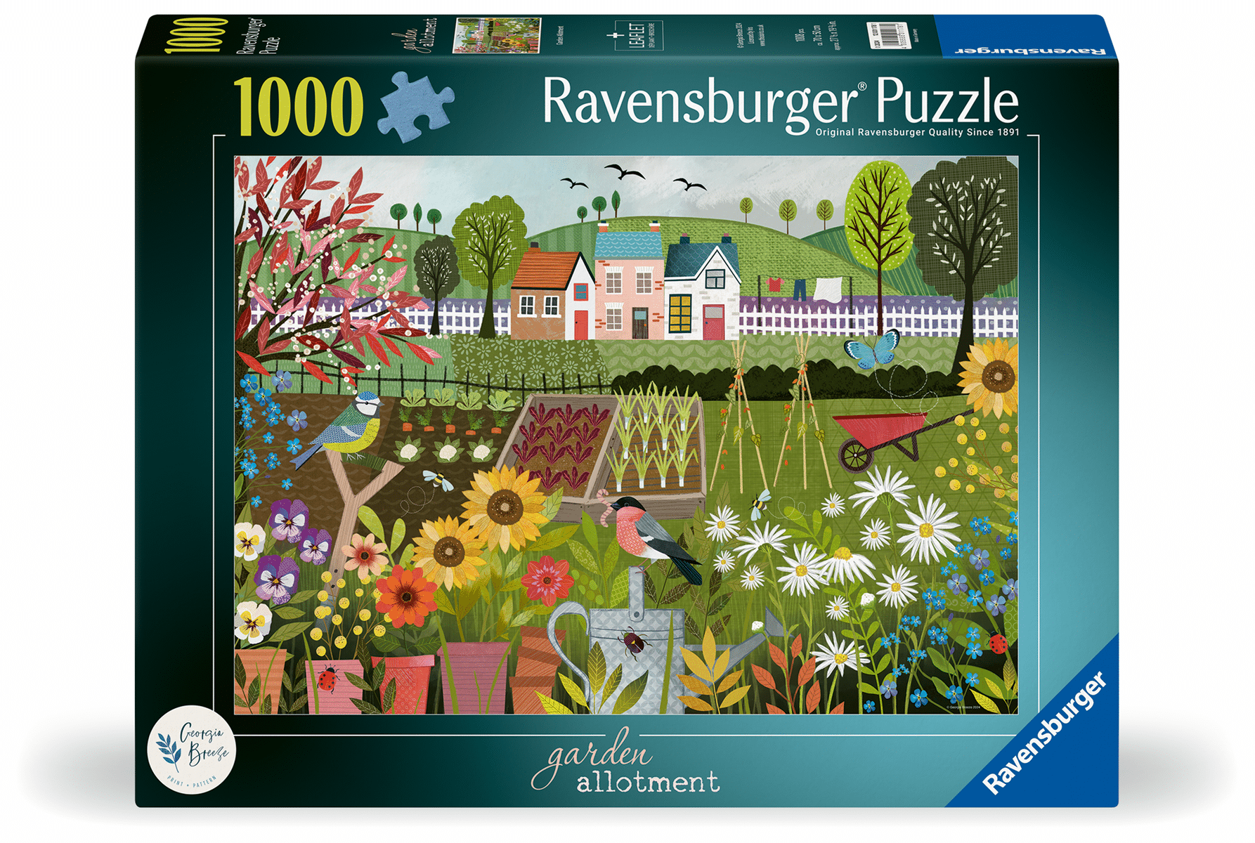Ravensburger - Puzzle 1000 Teile - Schrebergarten