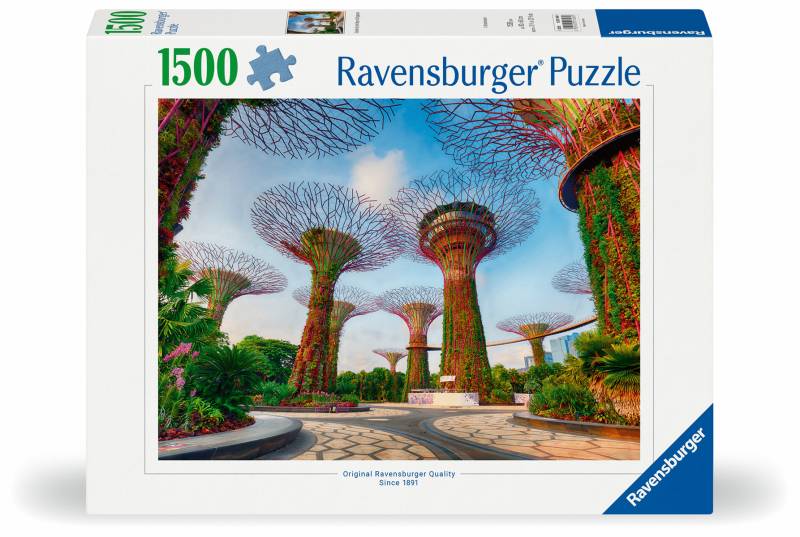 Ravensburger - Puzzle 1500 Teile - Garten an der Bucht in Singapur Ravensburger - Puzzle 1500 Teile - Garten an der Bucht in Singapur