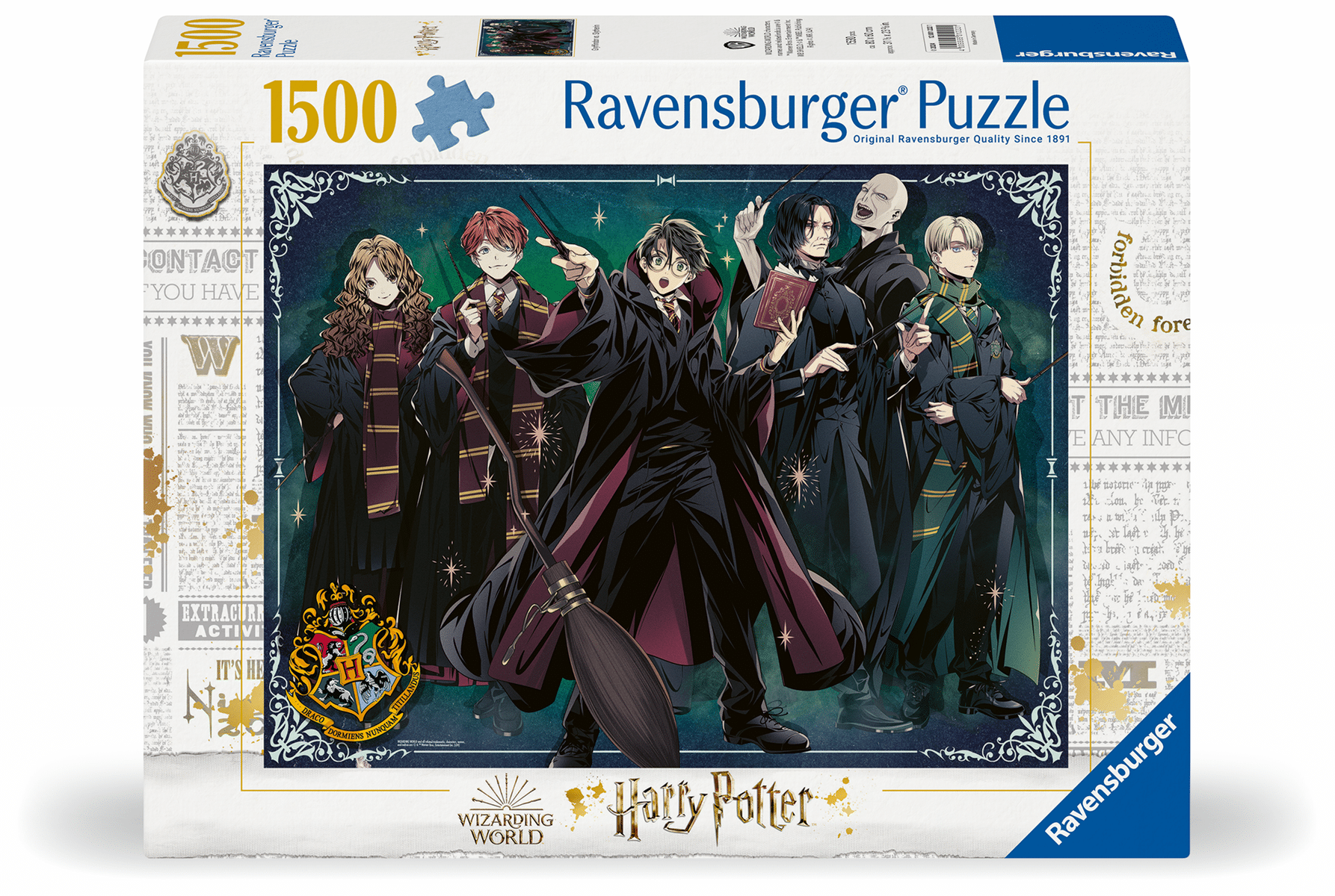 Ravensburger - Puzzle 1500 Teile - Gryffindor vs. Slytherin