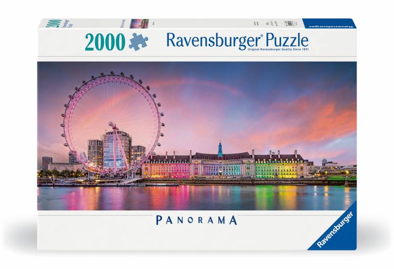 Ravensburger - Puzzle 2000 Teile - Kunterbuntes London Ravensburger - Puzzle 2000 Teile - Kunterbuntes London