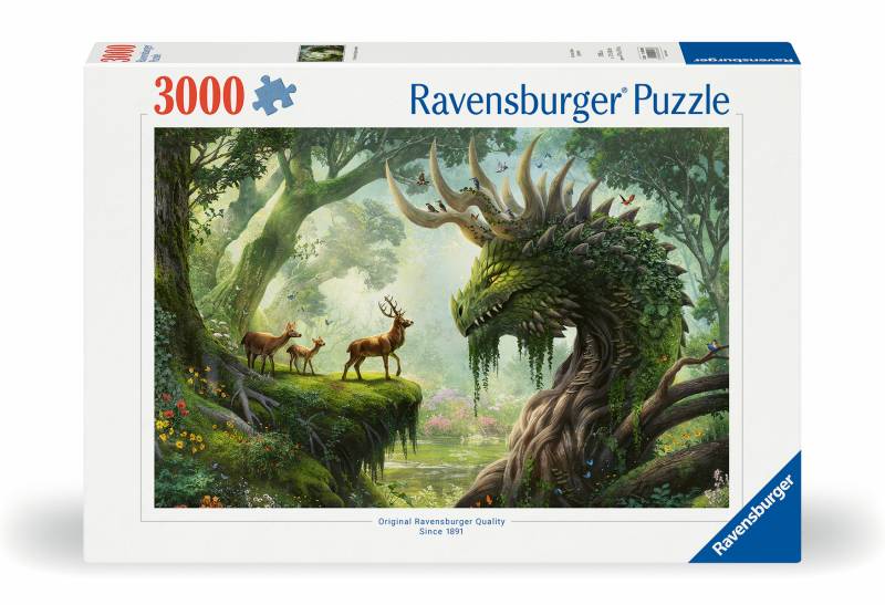Ravensburger - Puzzle 3000 Teile - Der Walddrache erwacht Ravensburger - Puzzle 3000 Teile - Der Walddrache erwacht
