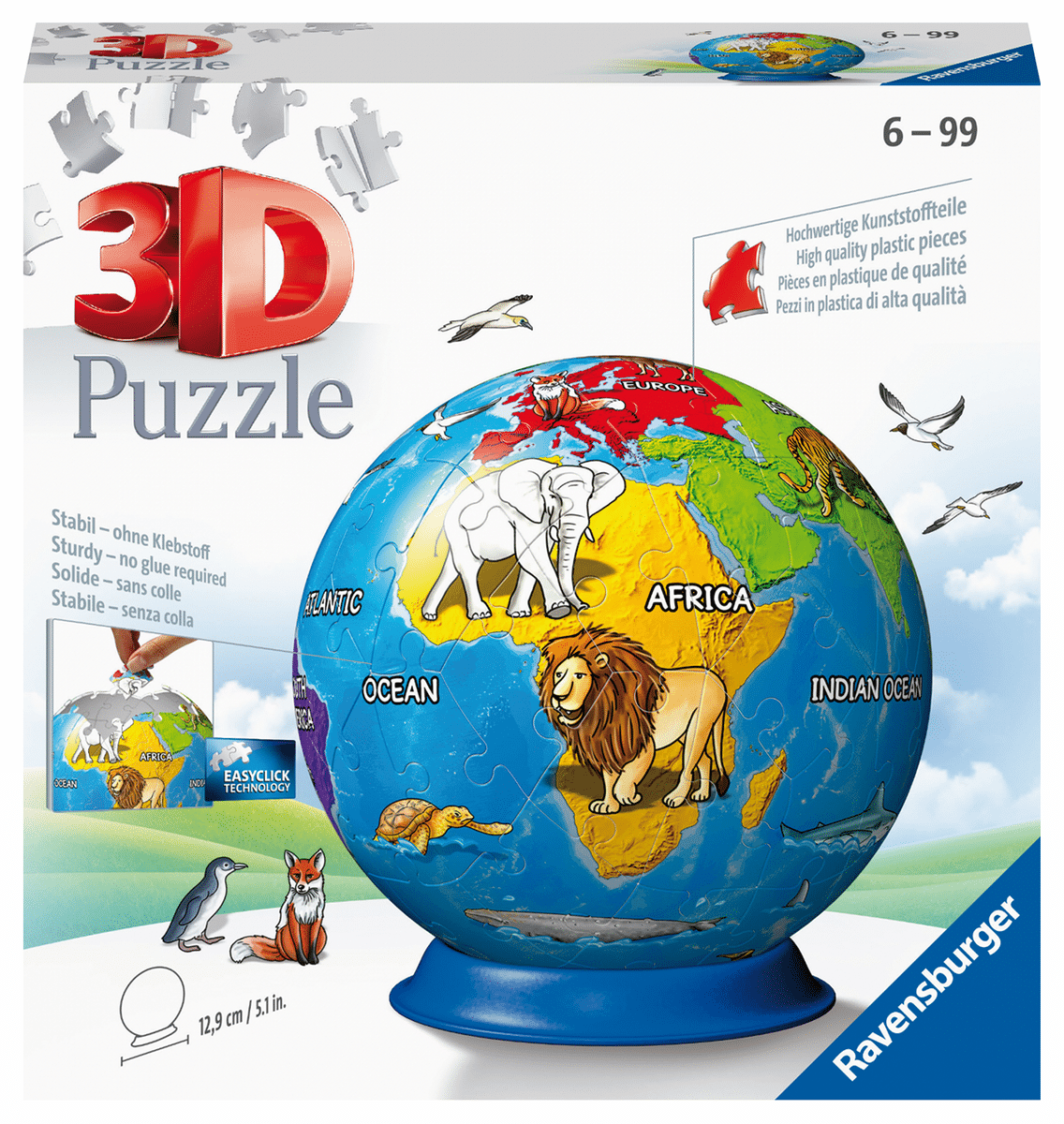 Ravensburger - Puzzle 3D Kugel Kindererde
