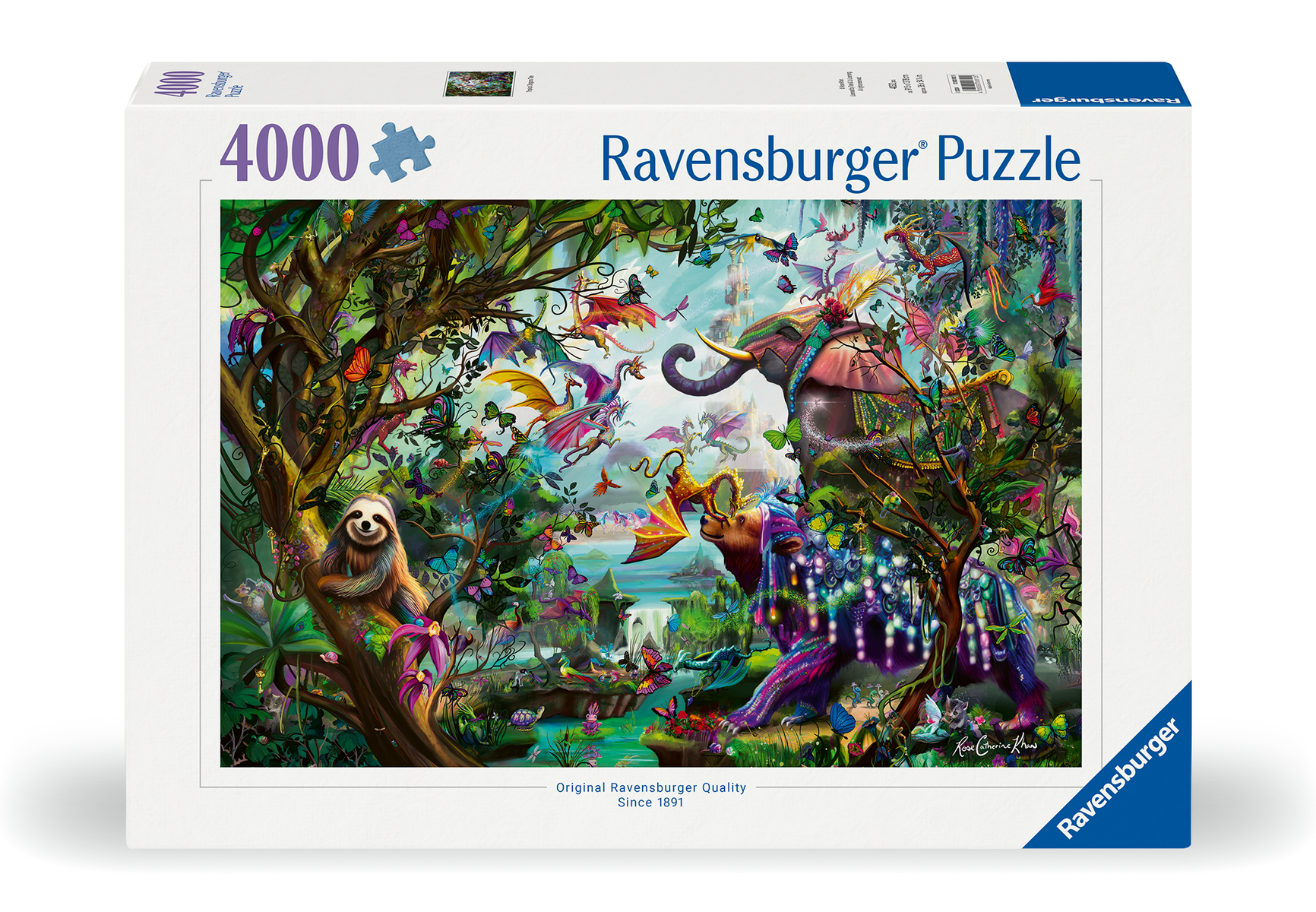 Ravensburger - Puzzle 4000 Teile - Die Drachen der Tropen Ravensburger - Puzzle 4000 Teile - Die Drachen der Tropen