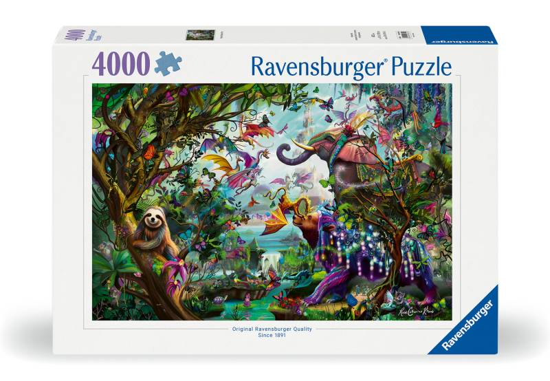 Ravensburger - Puzzle 4000 Teile - Die Drachen der Tropen