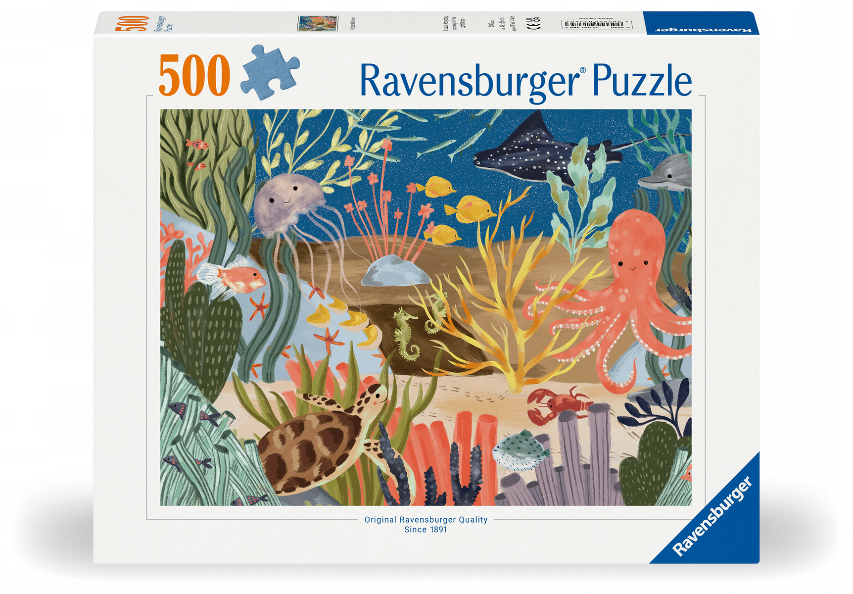 Ravensburger - Puzzle 500 Teile - Ozean-Laune