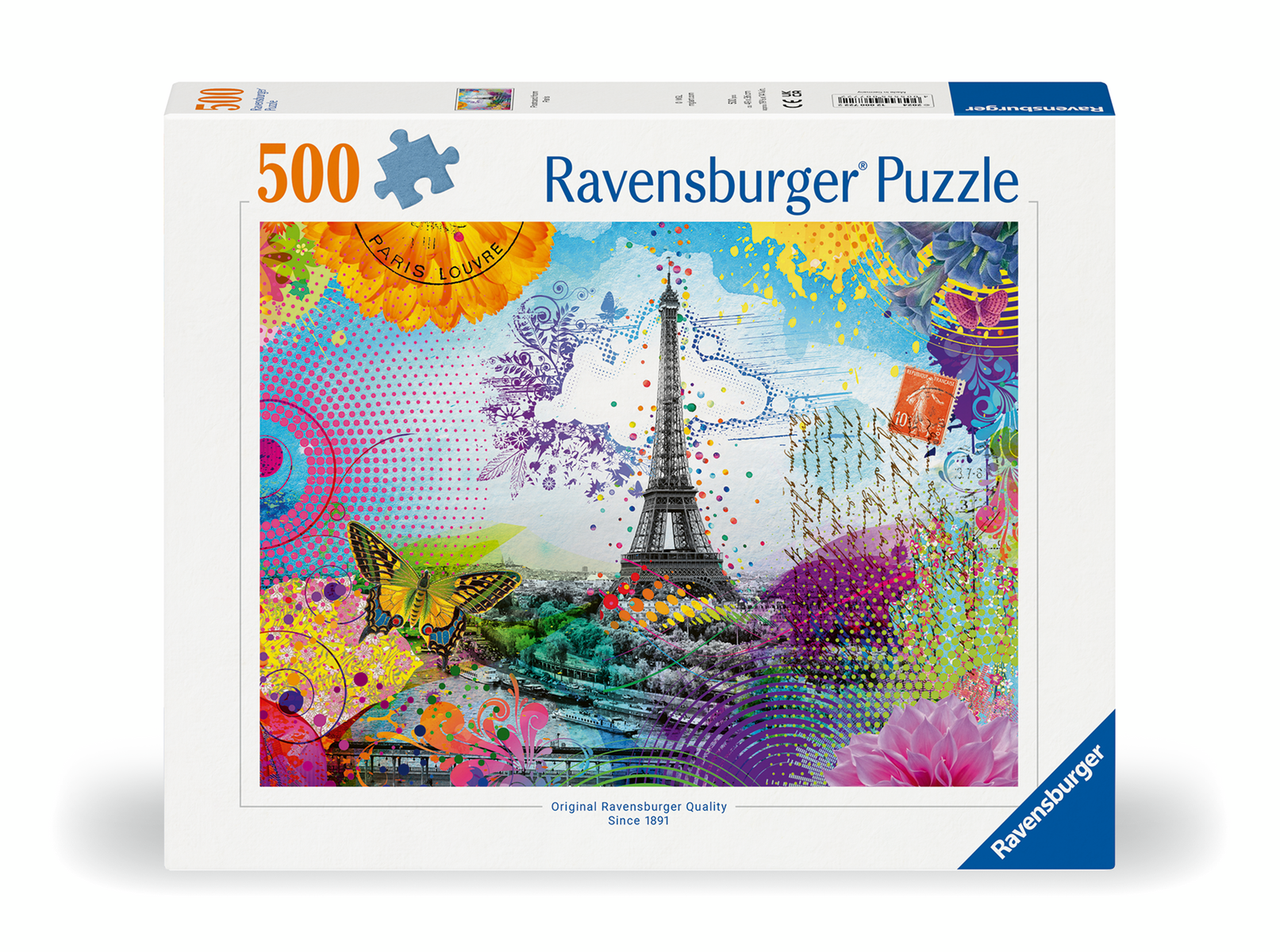 Ravensburger - Puzzle 500 Teile - Postkarte aus Paris