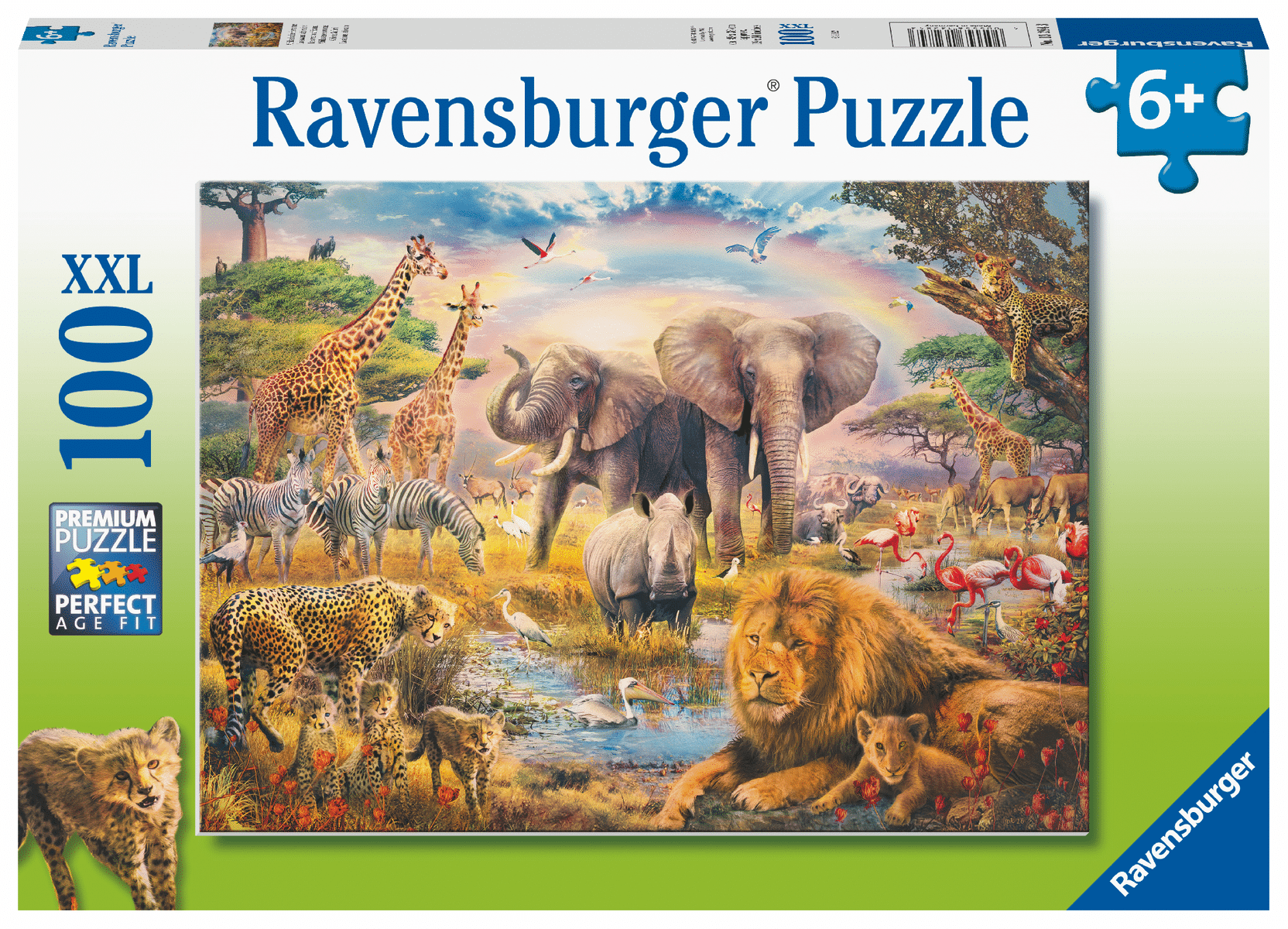 Ravensburger - Puzzle Afrikanische Savanne 100 Teile