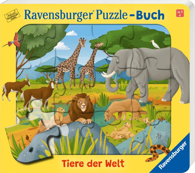 Ravensburger - Puzzle-Buch Tiere der Welt Ravensburger - Puzzle-Buch Tiere der Welt