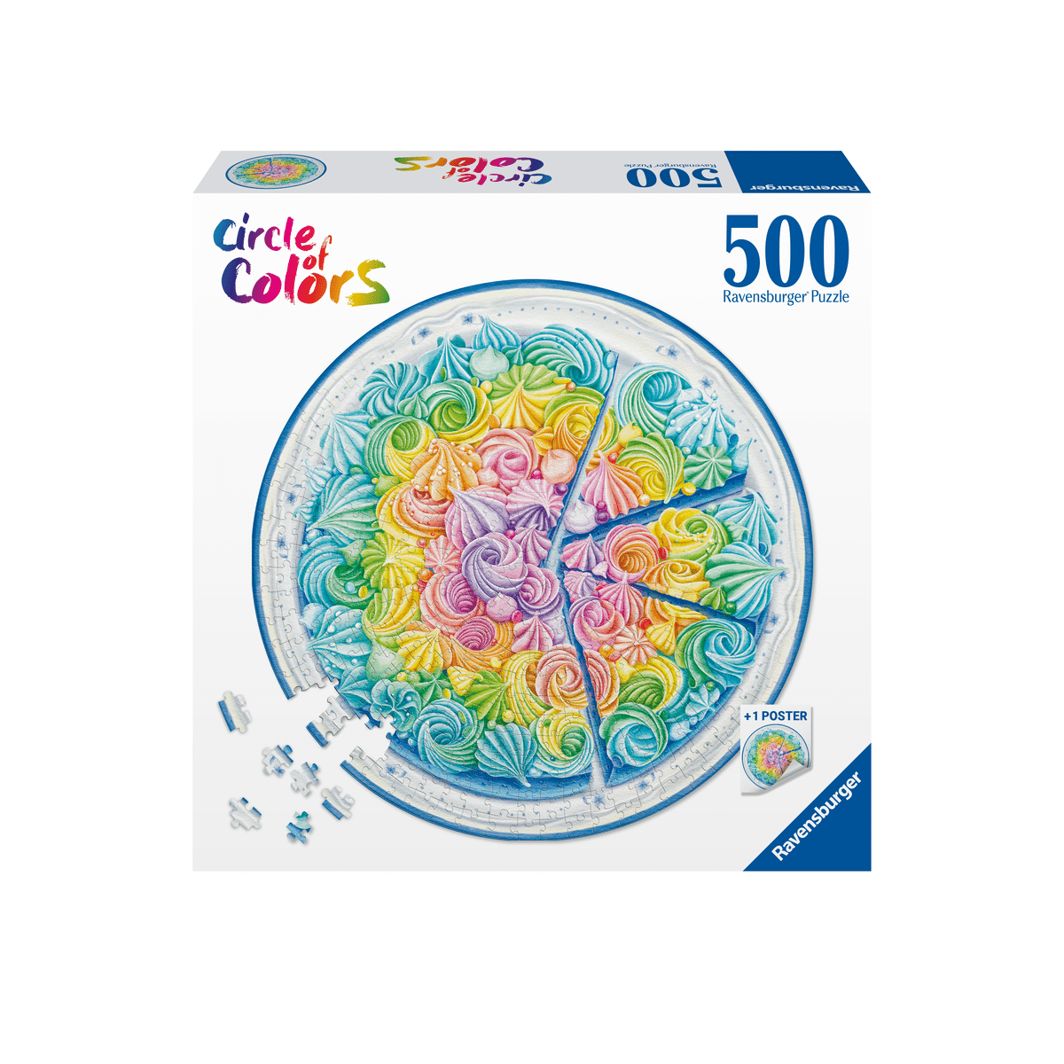Ravensburger - Puzzle Circle of colors Rainbowcake 500 Teile