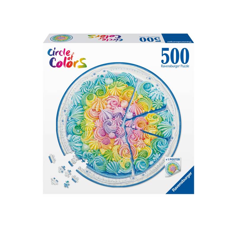 Ravensburger - Puzzle Circle of colors Rainbowcake 500 Teile