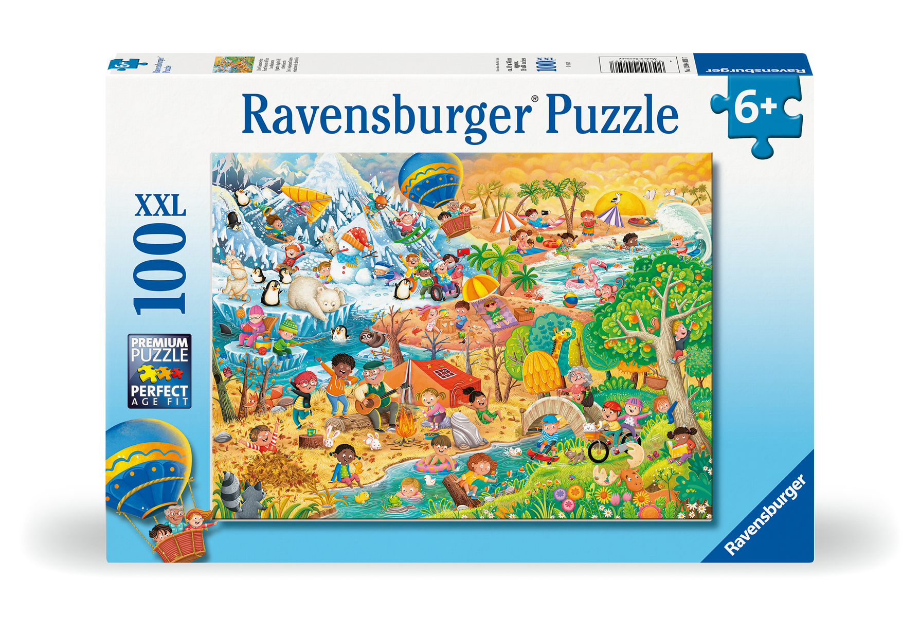 Ravensburger - Puzzle Die 4 Jahreszeiten 100 Teile