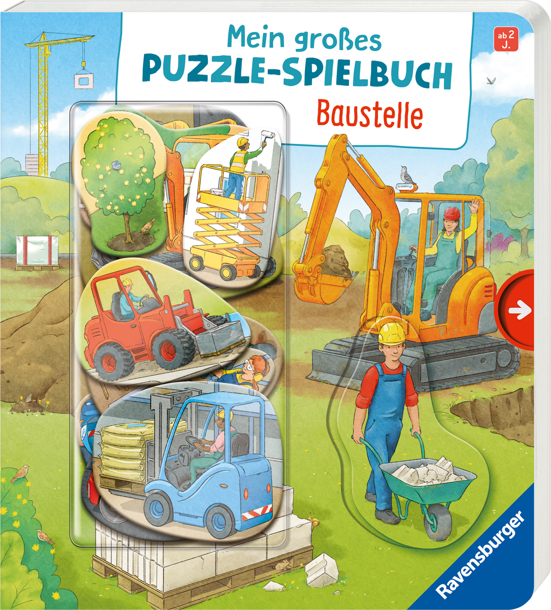Ravensburger - Puzzle-Spielbuch Baustelle