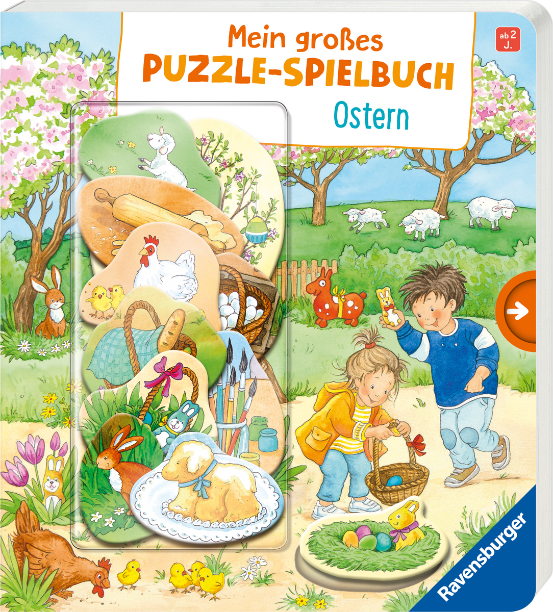 Ravensburger - Puzzle-Spielbuch Ostern