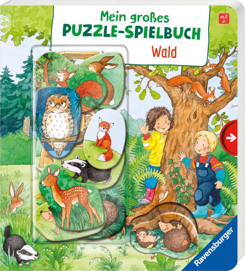 Ravensburger - Puzzle-Spielbuch - Wald
