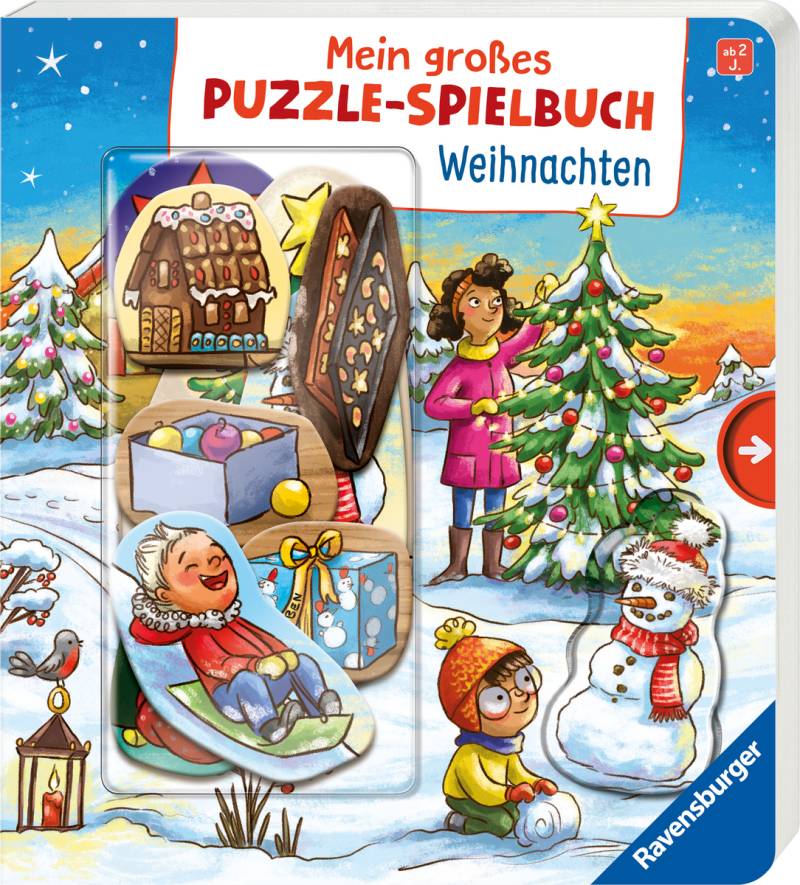 Ravensburger - Puzzle-Spielbuch Weihnachten