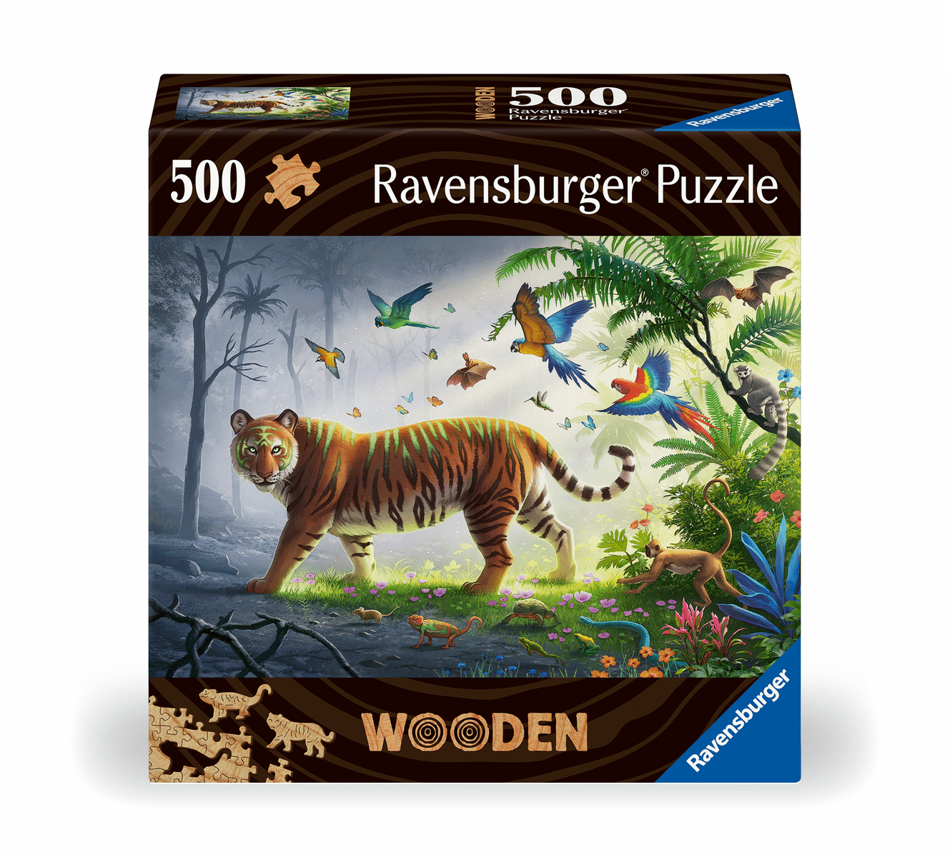 Ravensburger - Puzzle Tiger im Dschungel 500