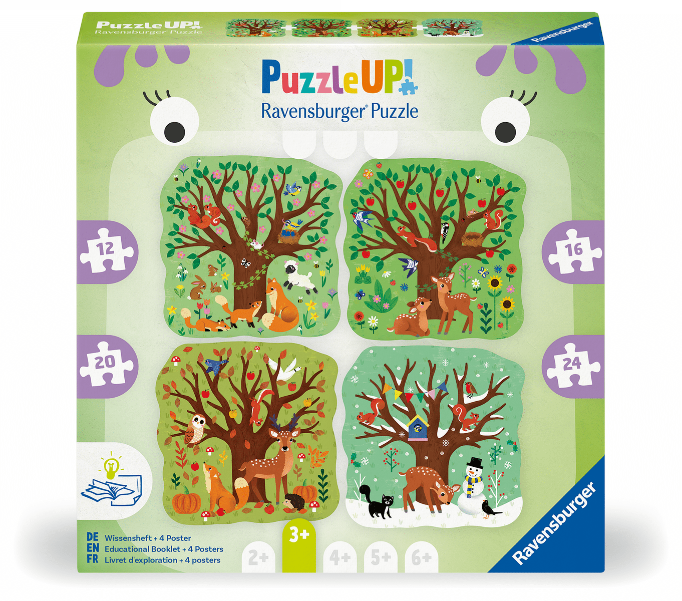 Ravensburger - Puzzle Up Four Seasons 12/16/20/24 Teile Ravensburger - Puzzle Up Four Seasons 12/16/20/24 Teile