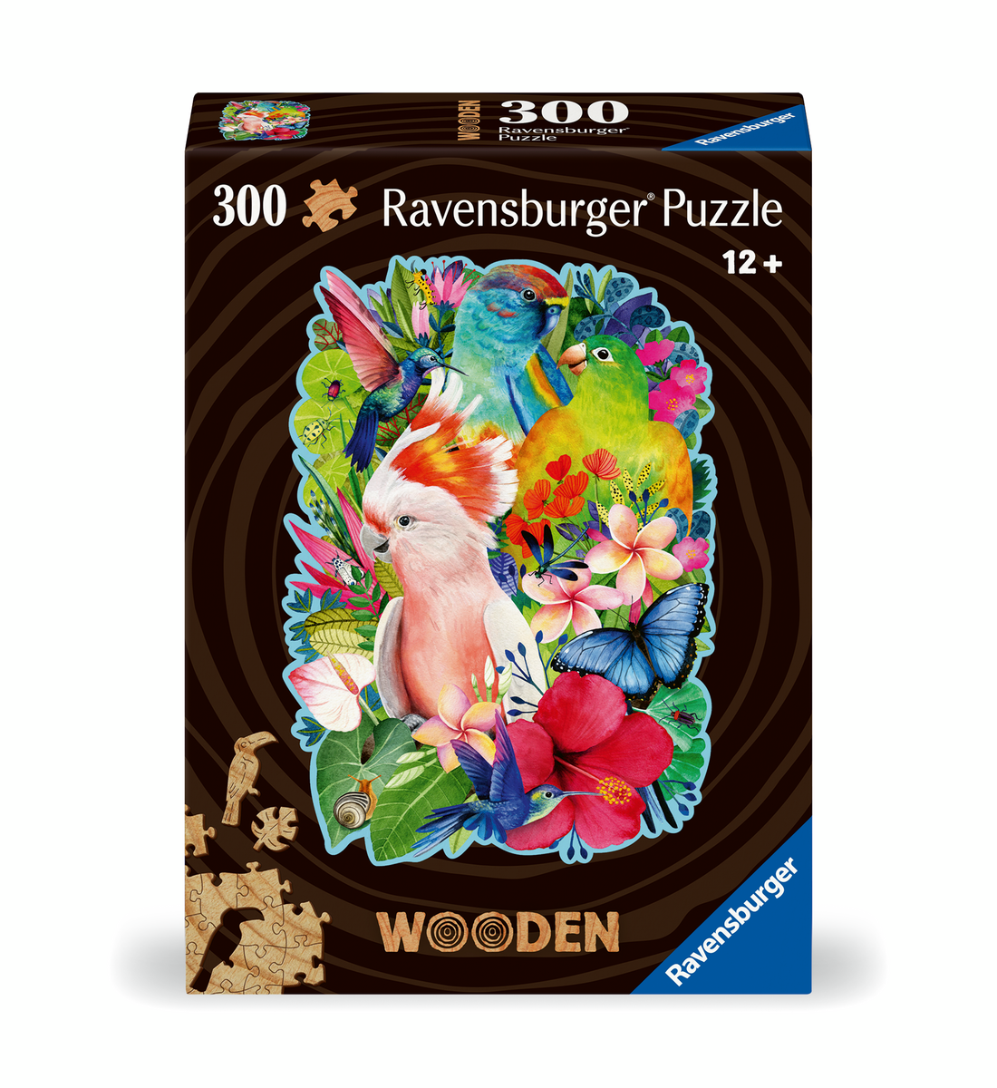 Ravensburger - Puzzle Wood Beautiful Birds