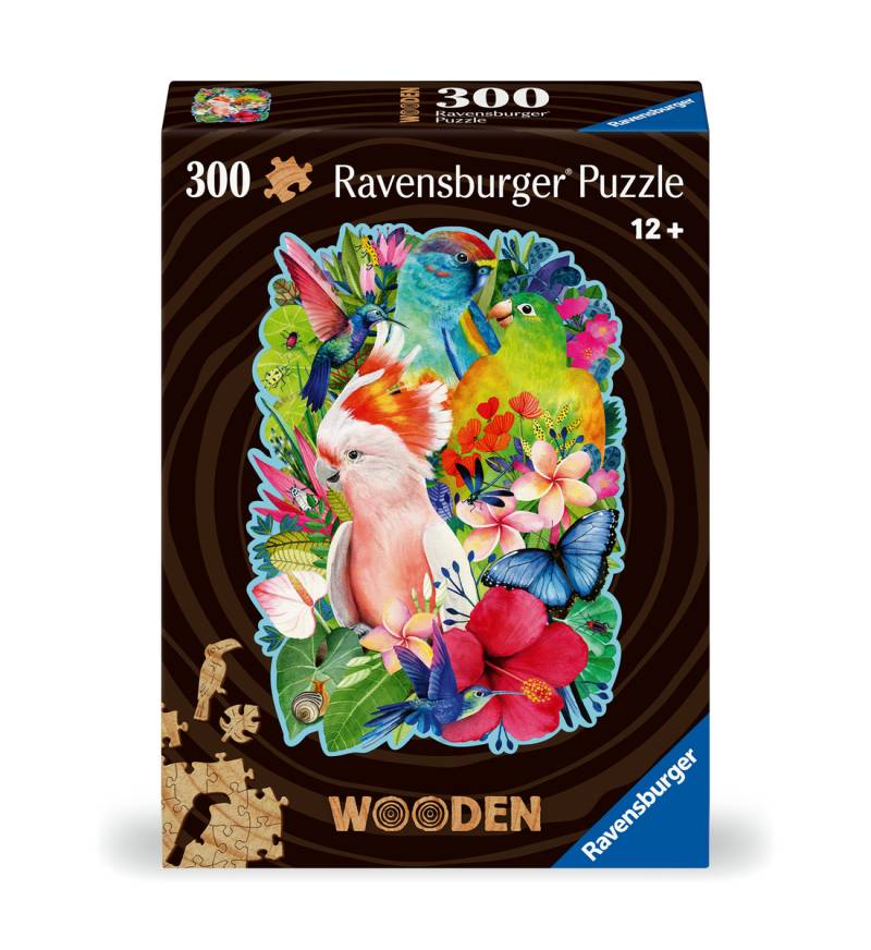 Ravensburger - Puzzle Wood Beautiful Birds