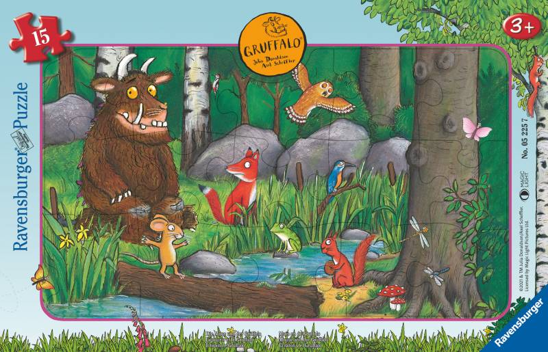 Ravensburger - Rahmenpuzzle Die Maus und der Grüffelo 15 Teile Ravensburger - Rahmenpuzzle Die Maus und der Grüffelo 15 Teile