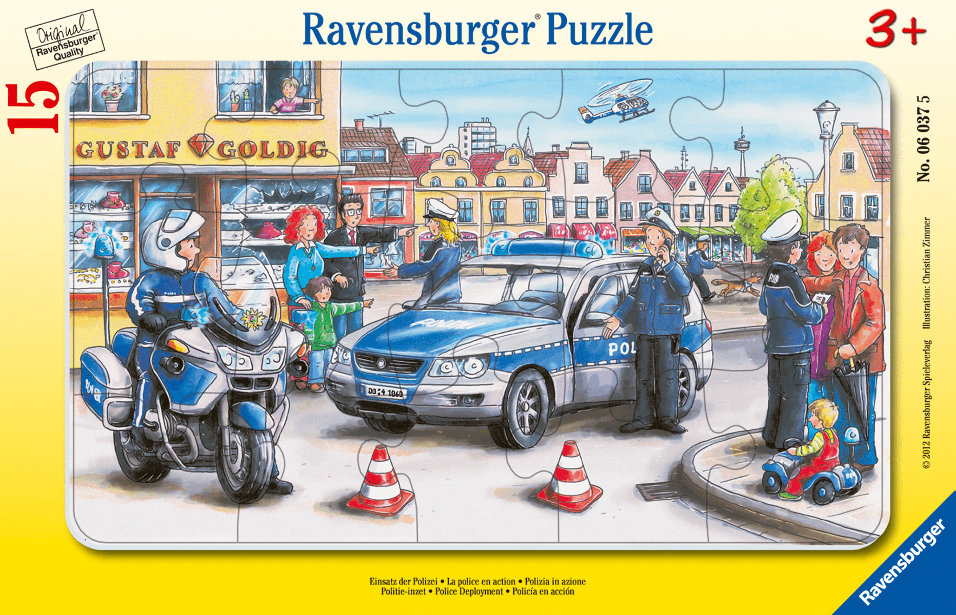 Ravensburger - Rahmenpuzzle Einsatz der Polizei