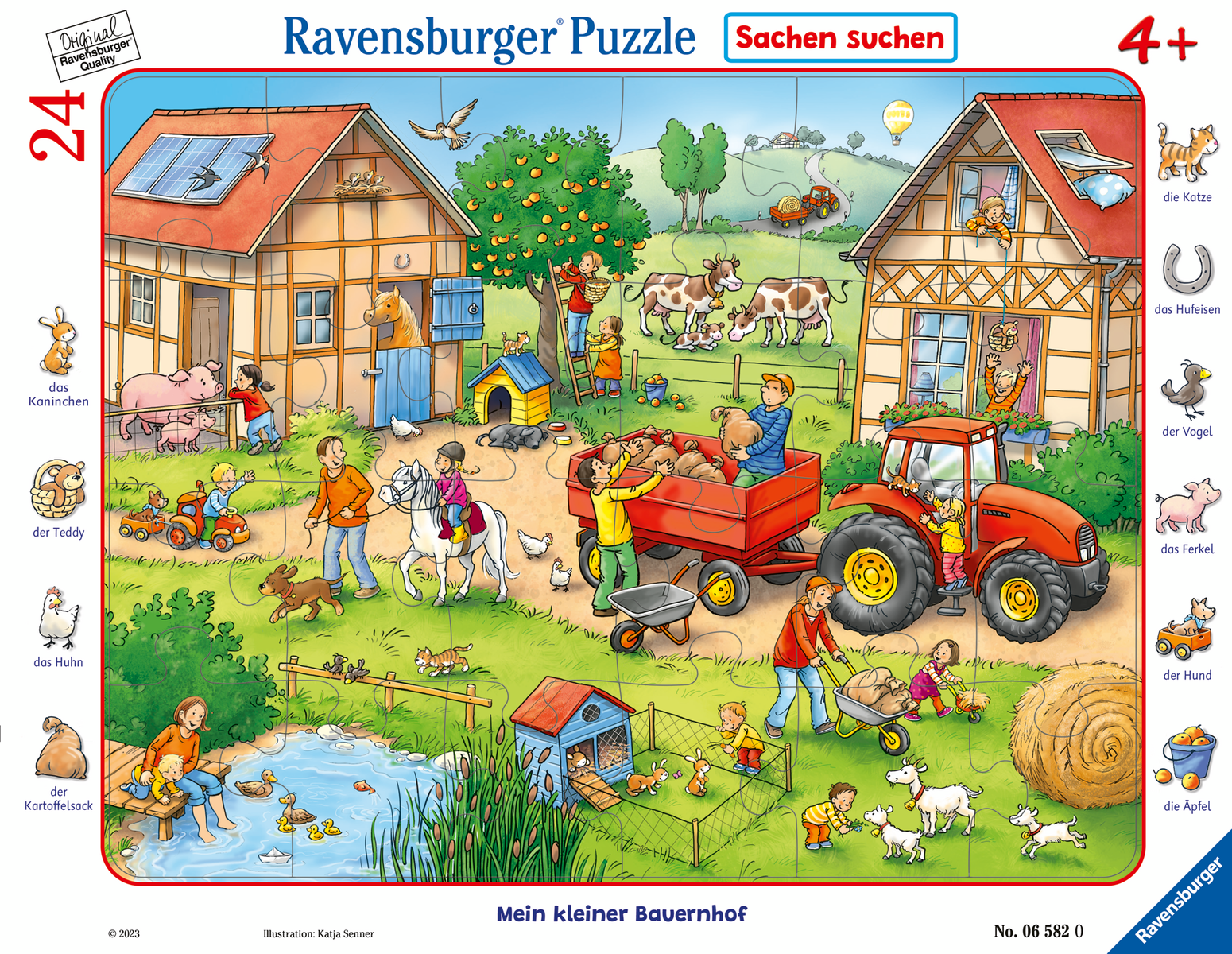 Ravensburger - Rahmenpuzzle Mein kleiner Bauernhof 24 Teile