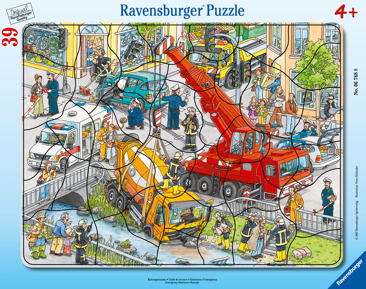 Ravensburger - Rahmenpuzzle Rettungseinsatz 39 Teile