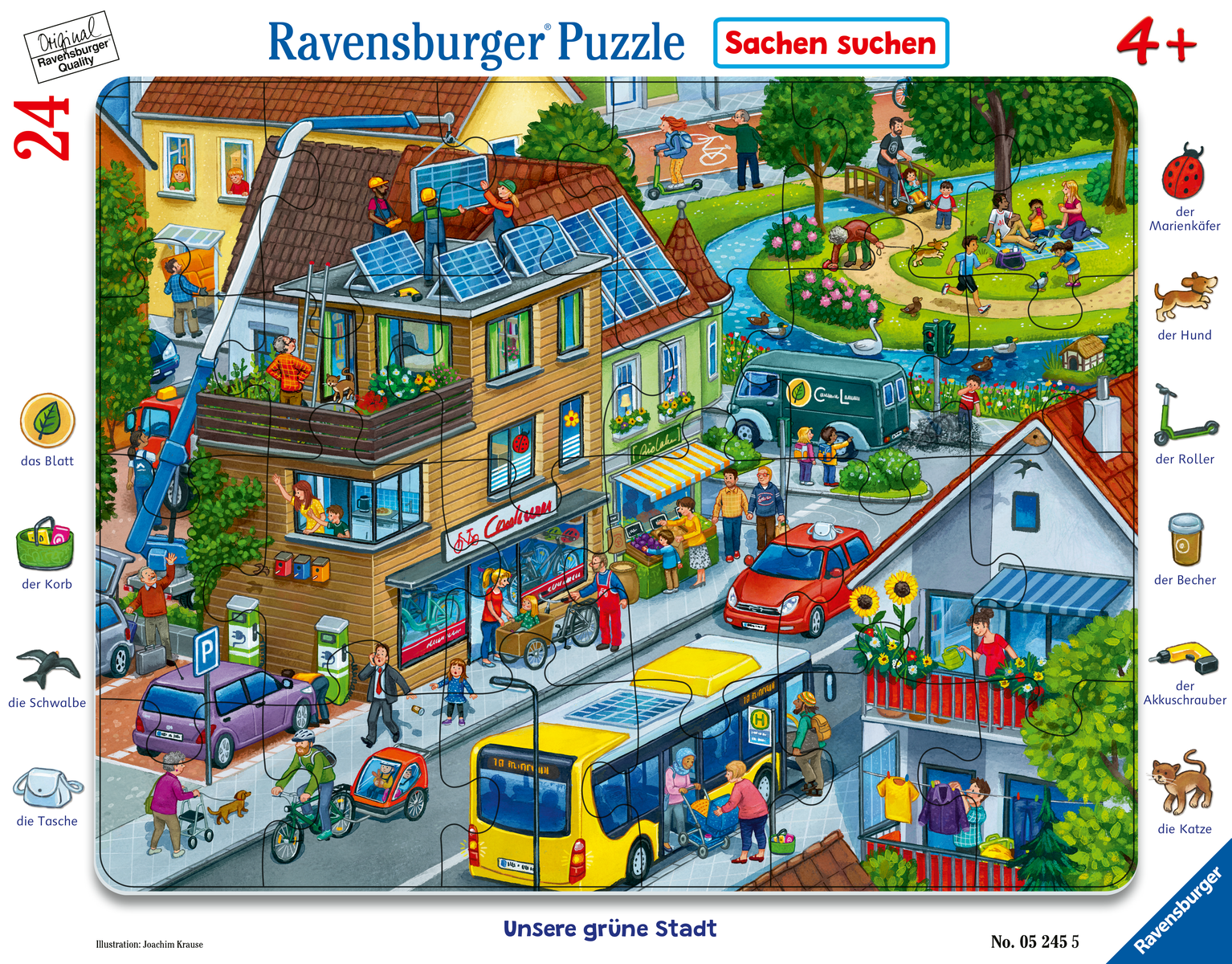 Ravensburger - Rahmenpuzzle Unsere grüne Stadt