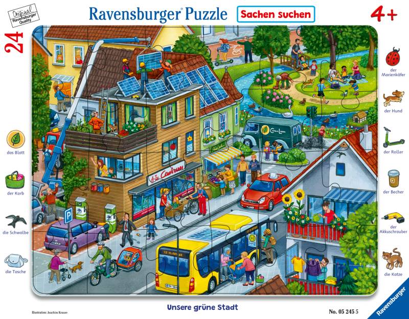 Ravensburger - Rahmenpuzzle Unsere grüne Stadt