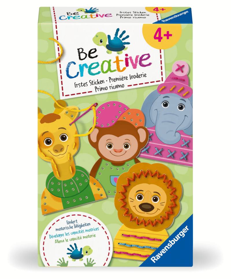 Ravensburger - Ravensburger BeCreative Mini - Erstes Sticken - Bastelset für Kinder ab 4 Jahren Ravensburger - Ravensburger BeCreative Mini - Erstes Sticken - Bastelset für Kinder ab 4 Jahren