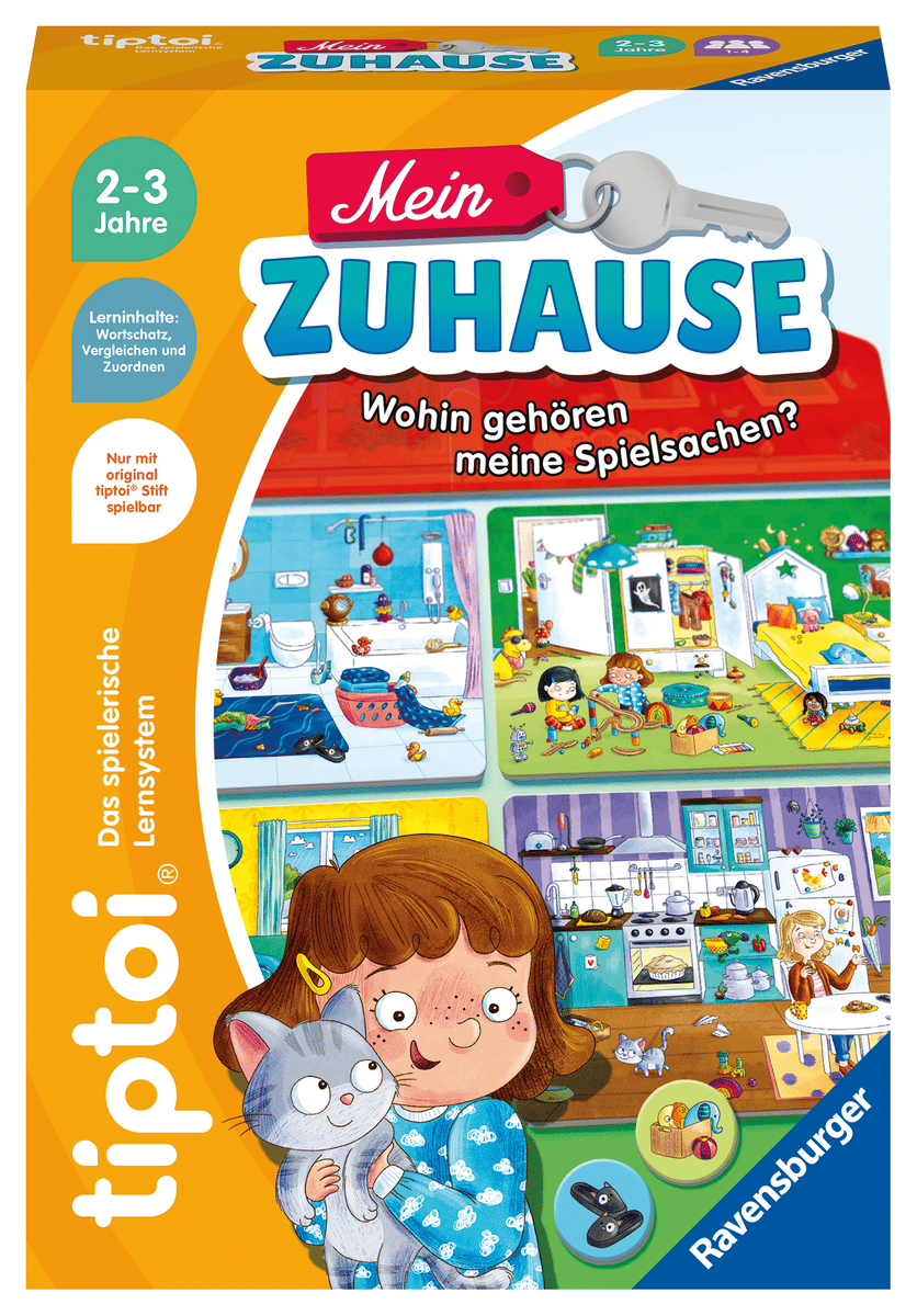 Ravensburger - Ravensburger – tiptoi Mein Zuhause Lernspiel