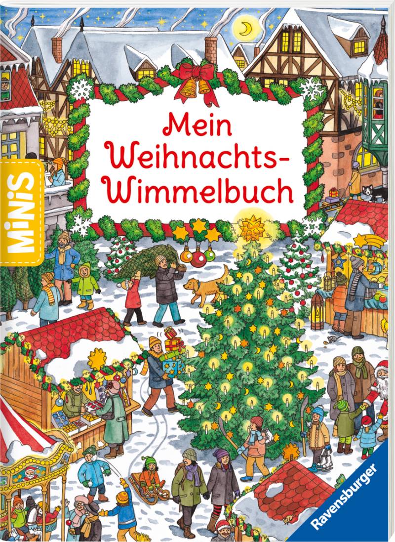 Ravensburger - Ravensburger Minis: Mein Weihnachts-Wimmelbuch