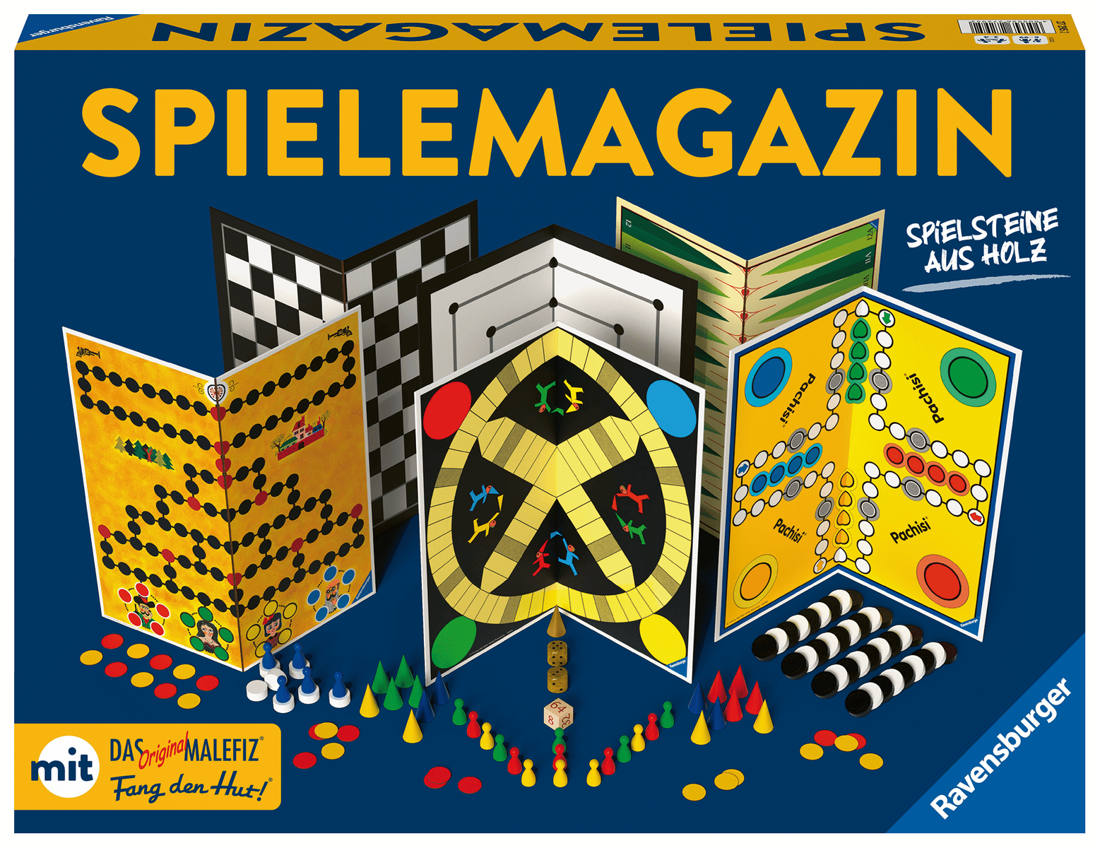 Ravensburger - Ravensburger SpieleMagazin - Spiel ab 6 Jahren Spielsteine aus Holz