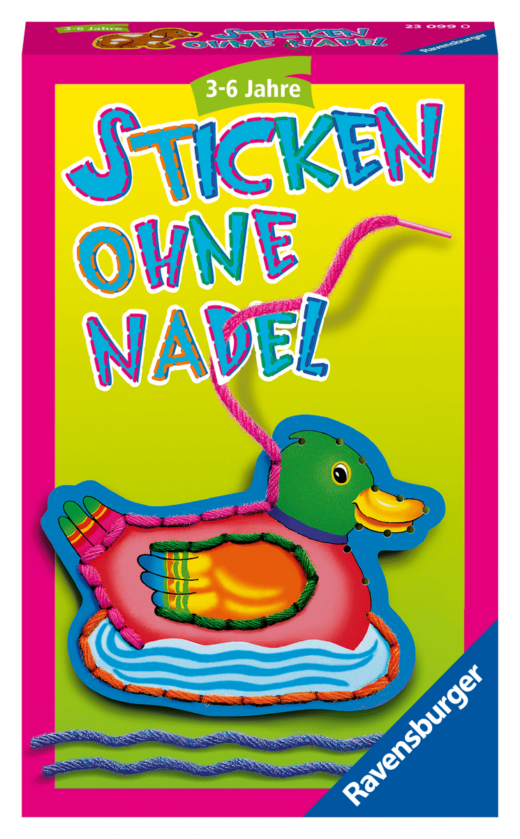 Ravensburger - Ravensburger Sticken ohne Nadel - Reisespiel ab 3 Jahren Ravensburger - Ravensburger Sticken ohne Nadel - Reisespiel ab 3 Jahren