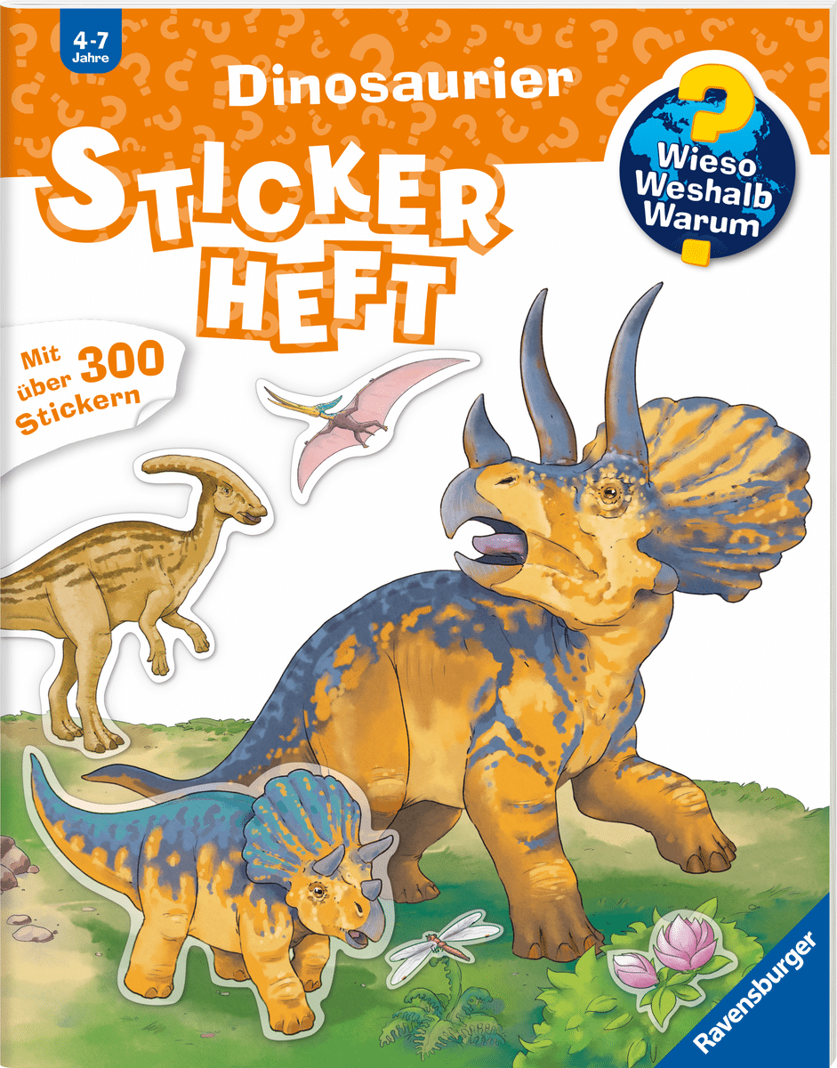 Ravensburger - Ravensburger Wieso? Weshalb? Warum? Stickerheft - Dinosaurier