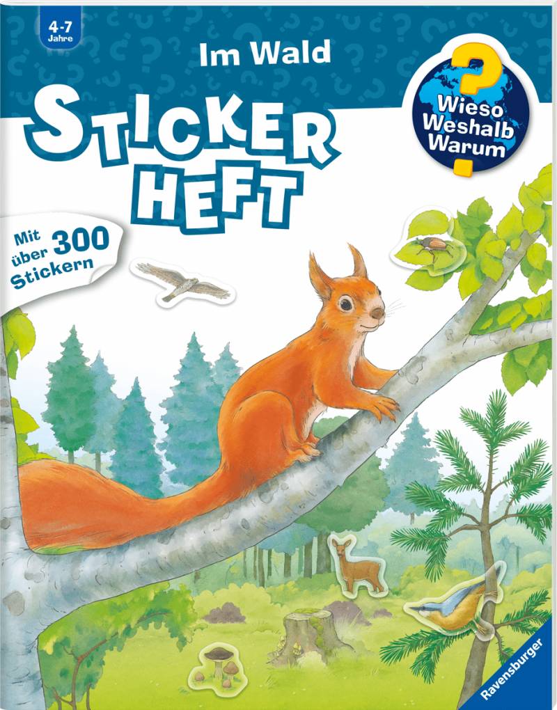 Ravensburger - Ravensburger Wieso? Weshalb? Warum? Stickerheft - Im Wald Ravensburger - Ravensburger Wieso? Weshalb? Warum? Stickerheft - Im Wald