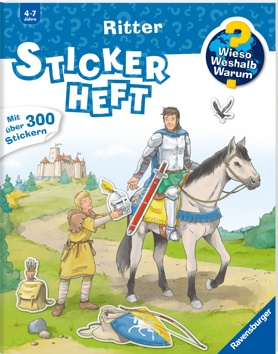Ravensburger - Ravensburger Wieso? Weshalb? Warum? Stickerheft - Ritter