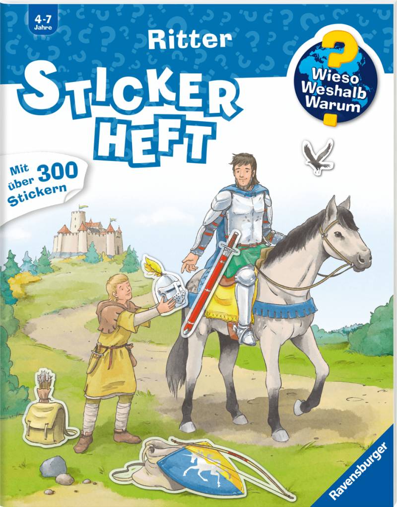 Ravensburger - Ravensburger Wieso? Weshalb? Warum? Stickerheft - Ritter
