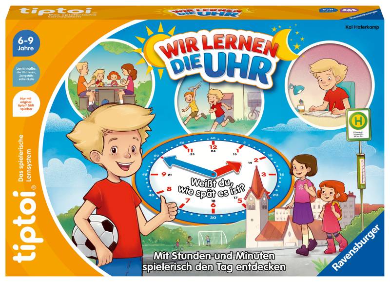 Ravensburger - Ravensburger – tiptoi Wir lernen die Uhr Lernspiel Ravensburger - Ravensburger – tiptoi Wir lernen die Uhr Lernspiel
