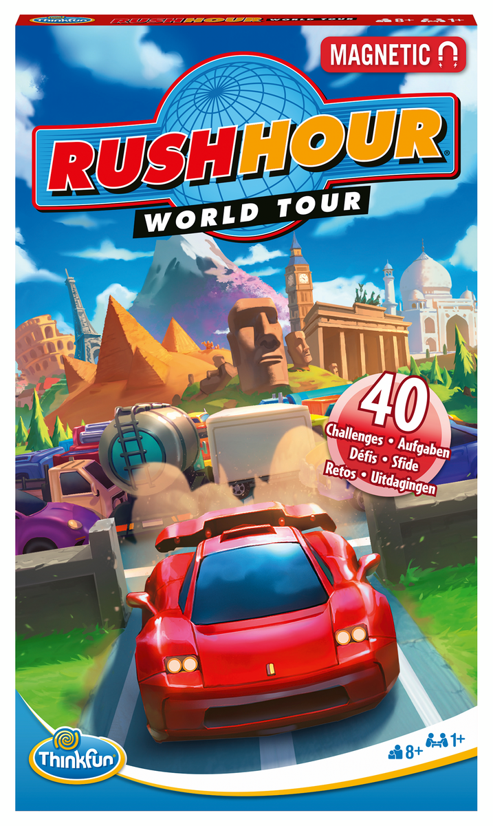 Ravensburger - Rush Hour World Tour Reise-Knobelspiel