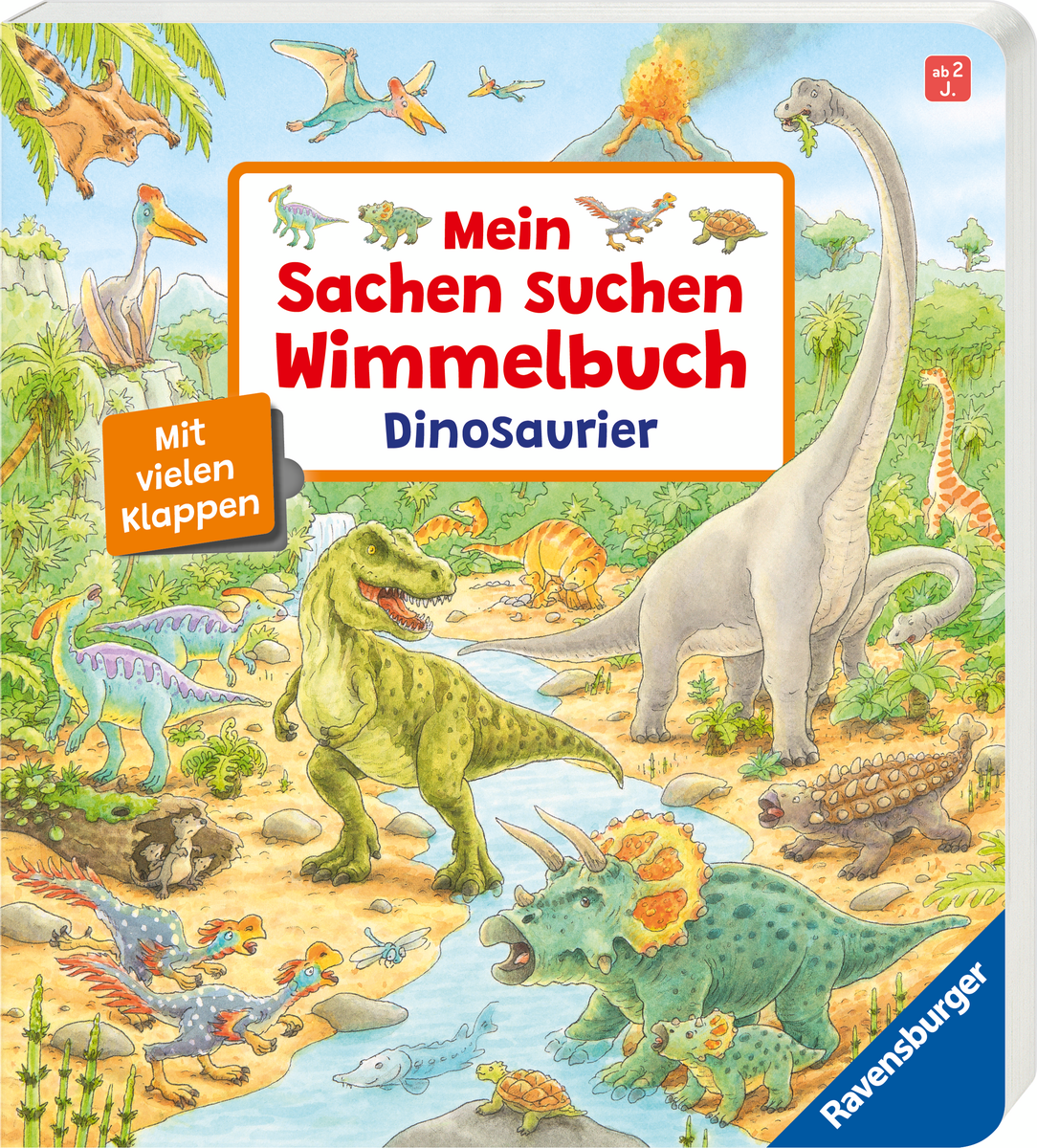 Ravensburger - Sachen suchen Wimmelbuch- Dinosaurier