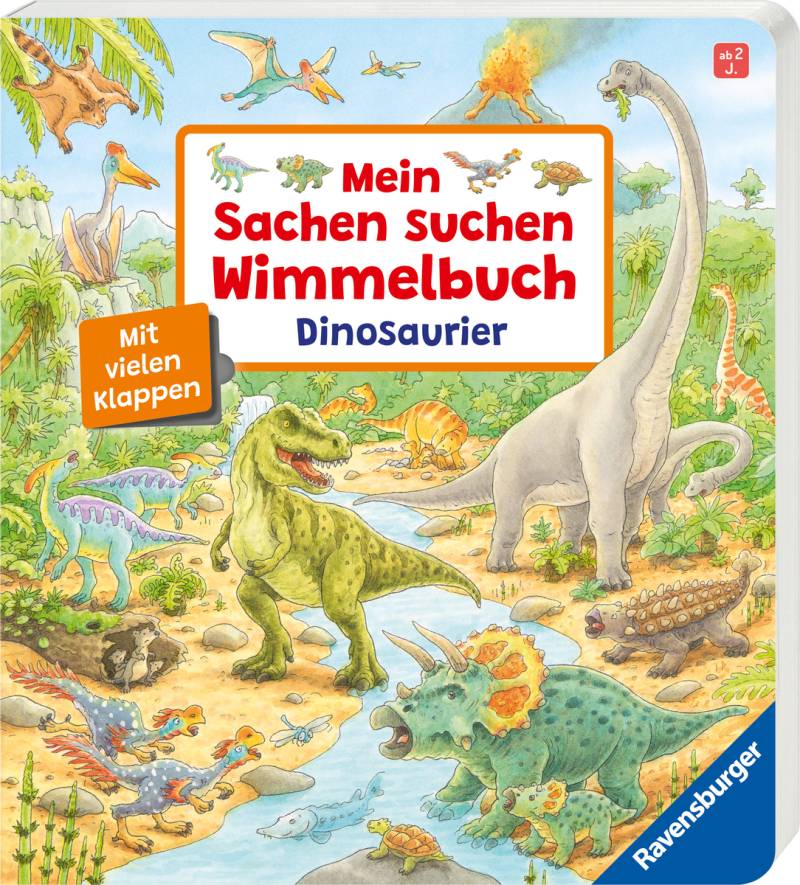 Ravensburger - Sachen suchen Wimmelbuch- Dinosaurier